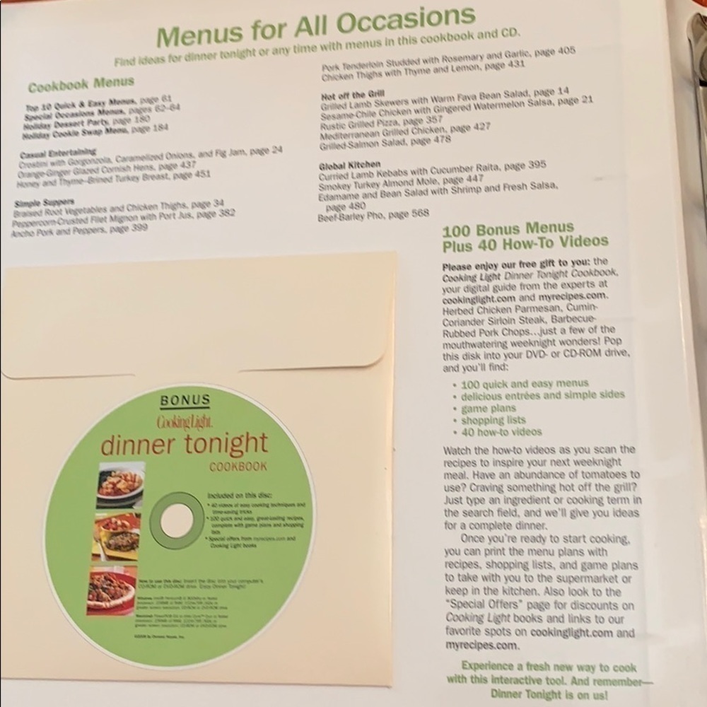 COOKING LIGHT COMPLETE COOKBOOK - Picture 2 of 3